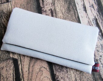 Mobile phone case, canvas light grey, mobile phone case