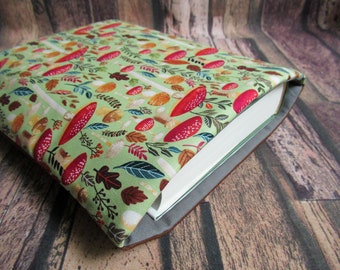 Book Sleeve, eReader Case, Magic Mushrooms, Book Cover