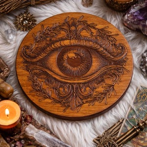 Occhio protettivo – Decorazione mistica stregonesca – Occhio divino – Decorazione dell'altare, Interiorità spirituale, Dono esoterico, Wicca, Altare