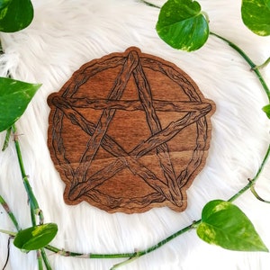 Pentacle, Pentagram, pentagram, pentacle of protection, protection, esotericism, altar, witch, wicca, witchcraft, witch