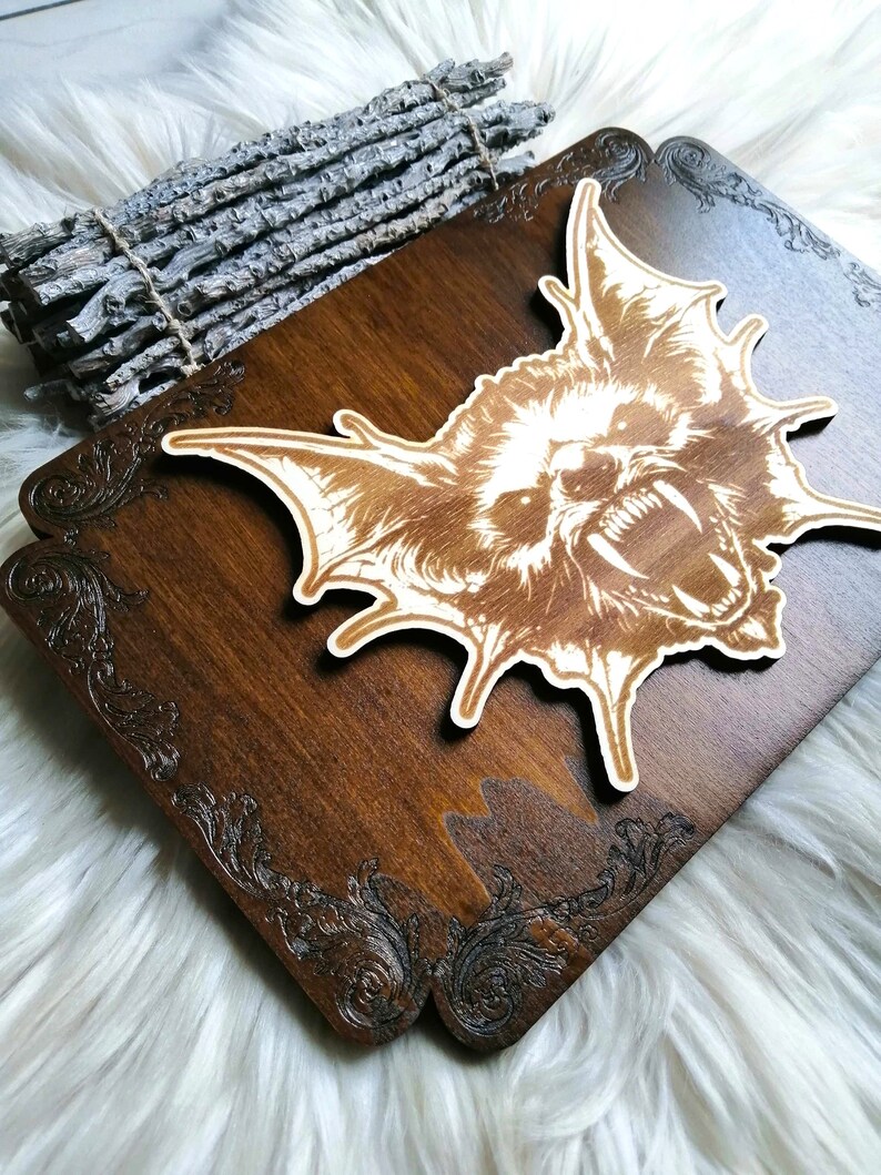 Bat Painting Gothic, Baroque, Medieval, Dark, Halloween, Gothic Art ...