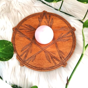 Pentacle, Pentagram, pentagram, pentacle of protection, protection, esotericism, altar, witch, wicca, witchcraft, witch
