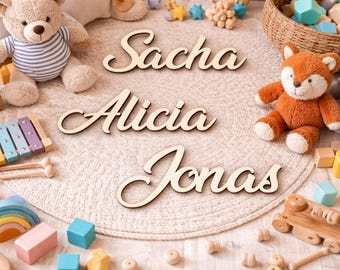 Personalized Wooden Name Sign, Wooden Wall Name, Baby/Child Room Decoration, Personalized Wooden Letter, Baby Shower Gift
