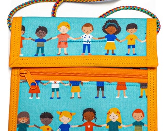 Cartera Infantil Con Cordón Y Cremallera - Trifold, Con Llaveros De Mando, Ideal Para Niños Y Niñas