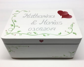 Personalized Reminder Box Wedding,Wedding Box,Wedding Chest, Card Box,Wedding Memories