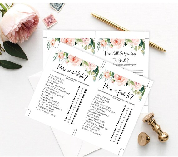 Bridal Shower Games Disney Love Quotes Wedding Games Bridal Etsy
