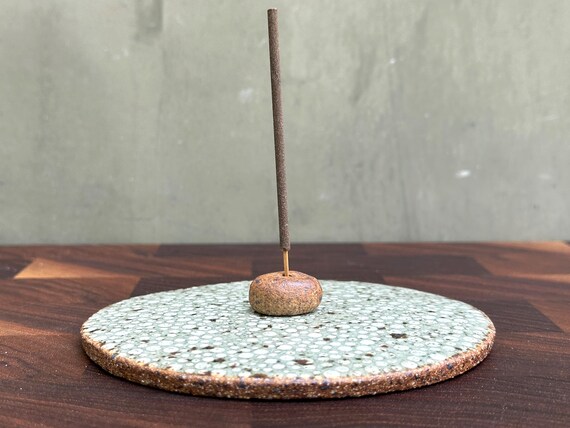 Ceramic Incense Trivet - Ellipsis • White