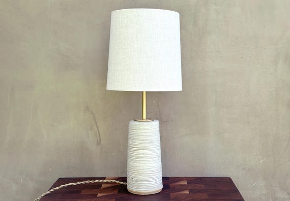 Ceramic Carved Lamp