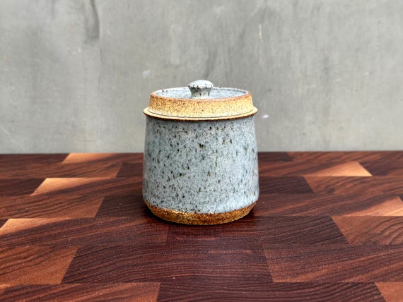 Ceramic Salt Cellar with Lid