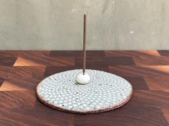 Ceramic Incense Holder - Torus • White