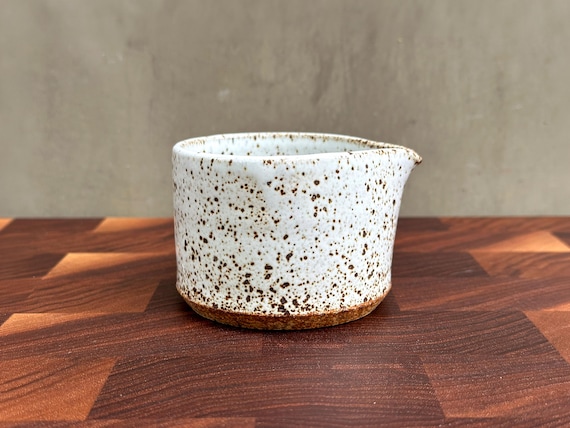 Handmade Ceramic Pouring Vessel – Creamer, Sauce, Syrup Pitcher