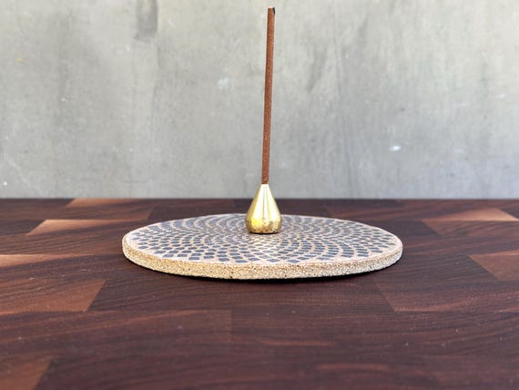 Ceramic Incense Trivet- Sacred Geometry Torus
