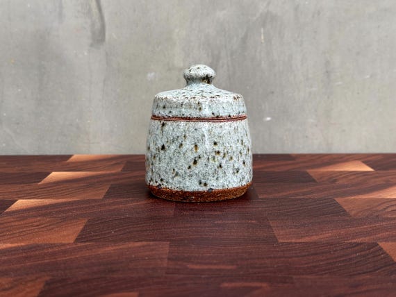 Ceramic Salt Cellar with Lid