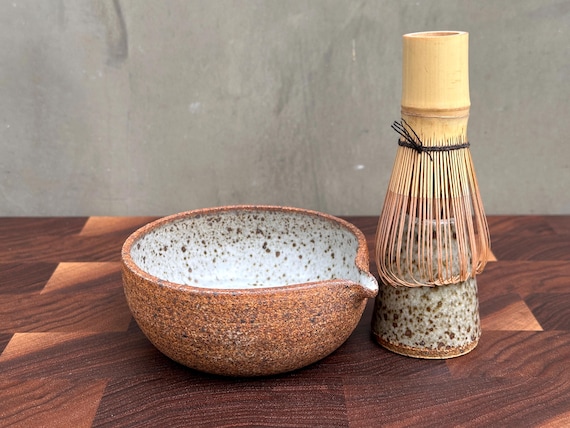 Matcha bowl & whisk holder