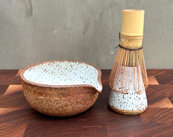 Matcha bowl & whisk holder