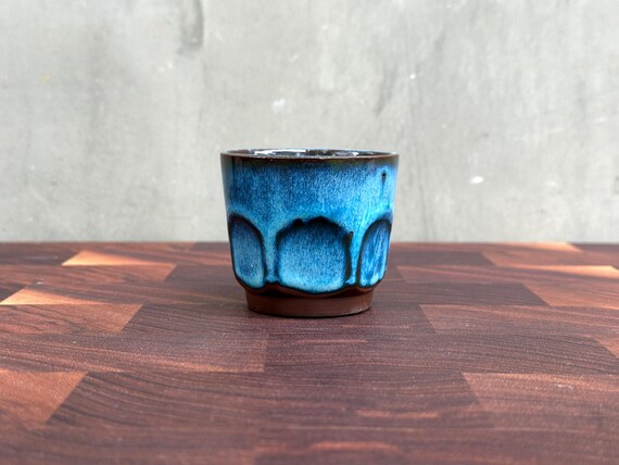 Porcelain Espresso Cup  - Glossy Marine Blue