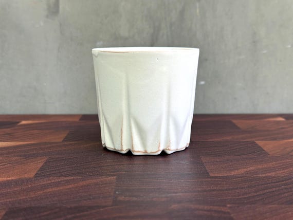 Porcelain Ceramic "Stealth" Cup  - Warm White