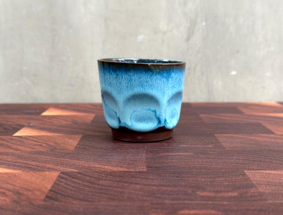 Porcelain Espresso Cup  - Glossy Marine Blue