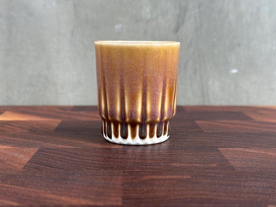 Porcelain Espresso Cup- Little Arrow - Caramel