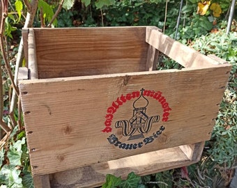 Holzkiste Bierkiste Vintage Shabby Getränkebox Pflanzbox Aufbewahrungsbox