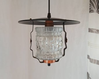 Lampe suspendue Lampe de couloir 50s Vintage MidCentury