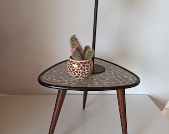 Ilse Möbel tabouret fleur table à rivets époque vintage milieu du siècle 50