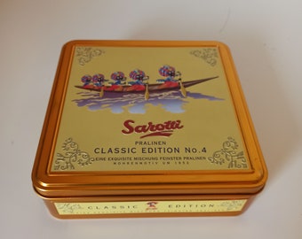 Boîte de conserve Sarotti Classic Edition No.4 boîte de chocolat vintage