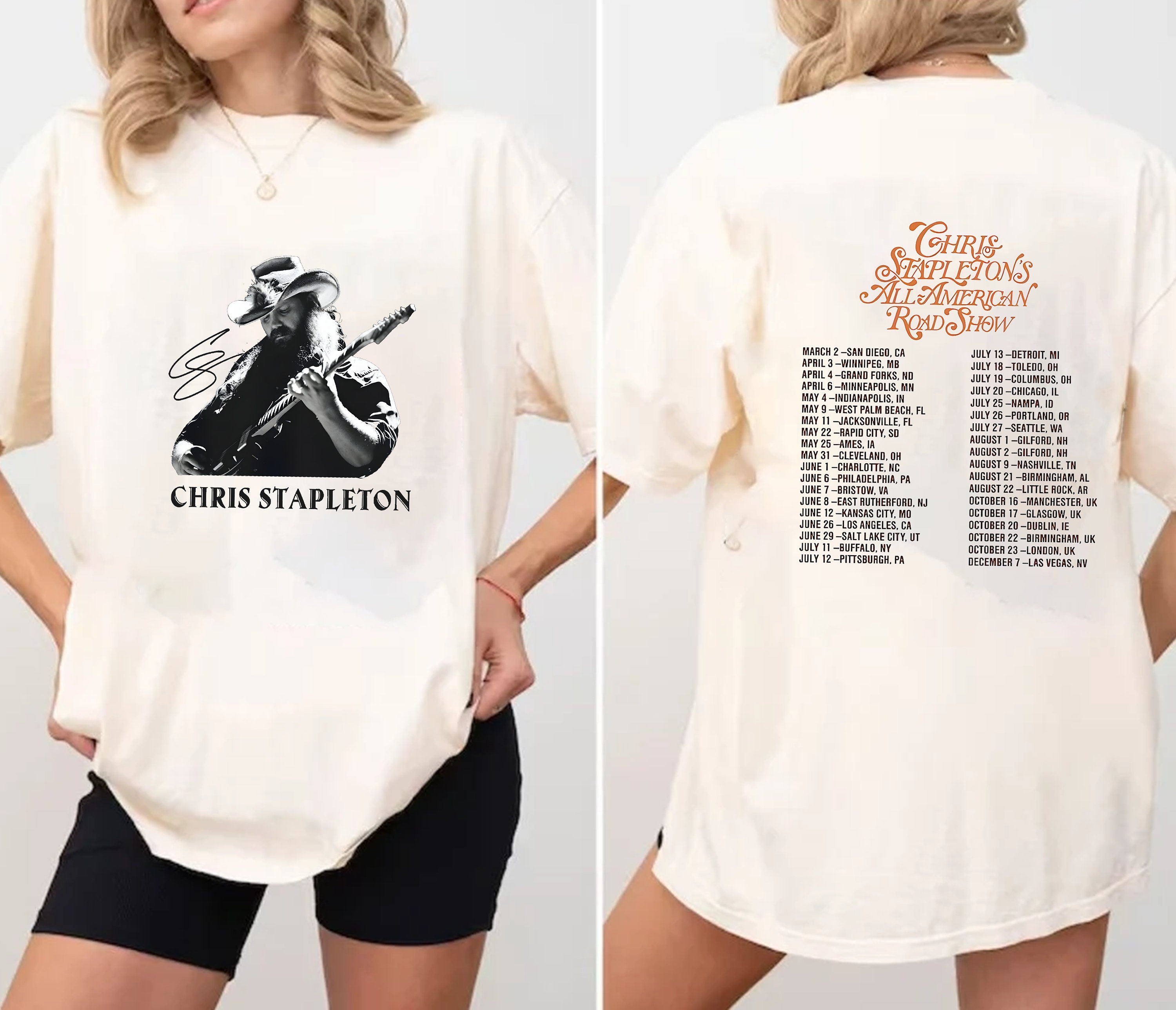 Chris Stapleton Tour 2024 Shirt, Chris Stapleton All American Road Show Shirt, Chris Stapleton
