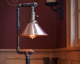 No. 10 [Industrial Light Fixture – Edison Bulb Pipe Lamp]