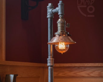 No. 2 [Industrial Light Fixture – Edison Bulb – Pipe Lamp]