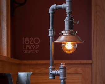 No. 6 [Industrial Light Fixture – Edison Bulb – Pipe Lamp]