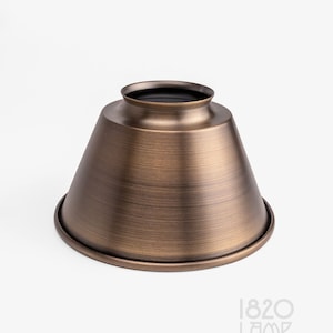 Medium 5&quot; Cone Shade with 2-1/4in. Neck [Metal Lamp Shade] DIY Lamp Parts