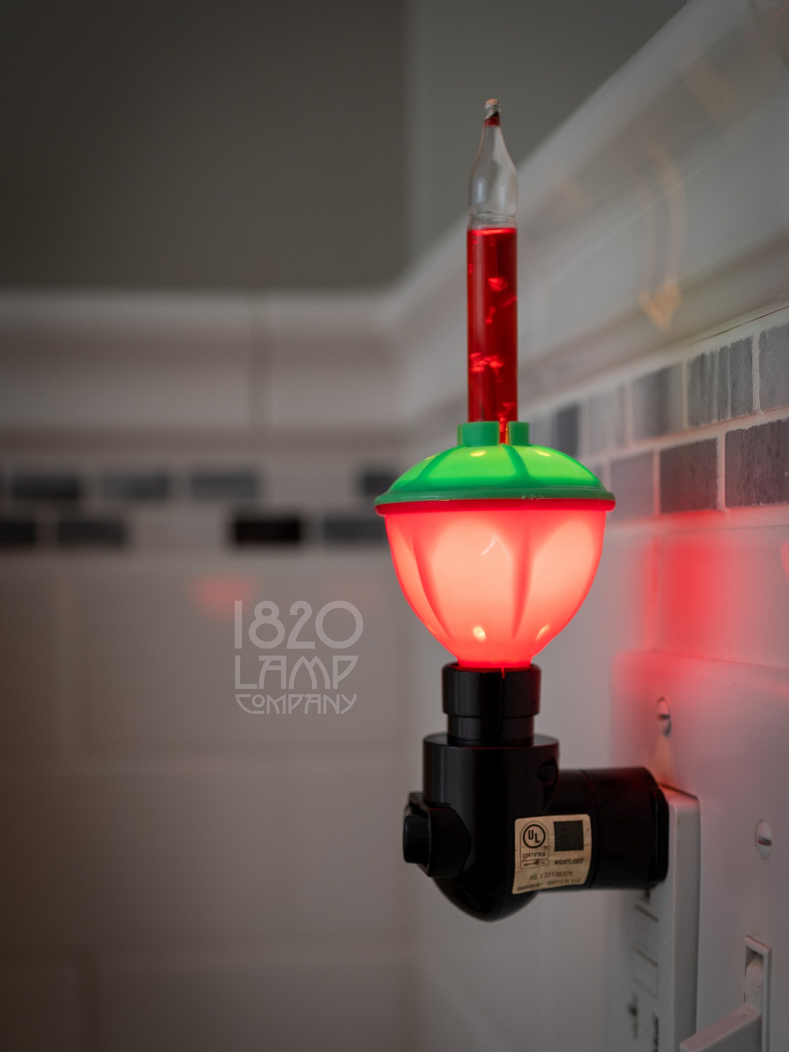 Holiday Bubble Night Light Vintage Retro Christmas Etsy