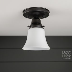 Classic Bell (No. 5) Ceiling Light Fixture [Semi-Flush Mount]