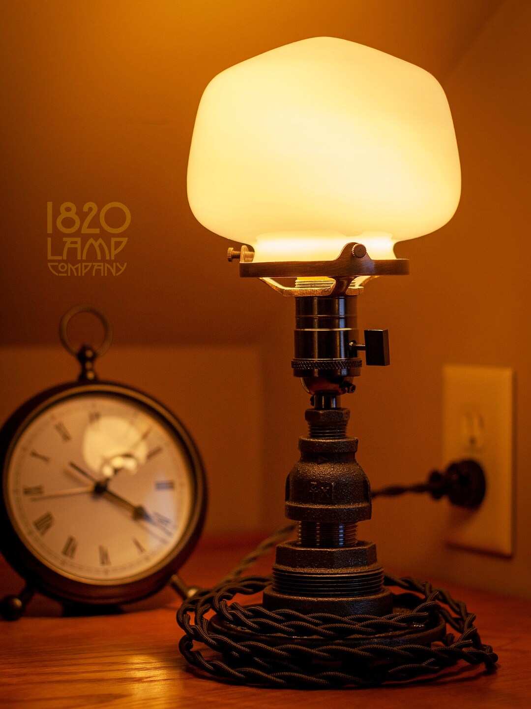 Schoolhouse Lamp industrial Light Fixture Edison Bulb Schoolhouse Shade