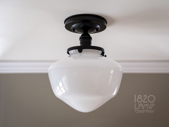 Edison Schoolhouse Ceiling Light Fixture Edison Schoolhouse Ceiling Light, Schoolhouse Light Fixture Black