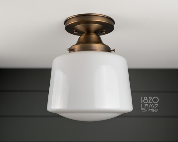 Drum semi flush ceiling light deals