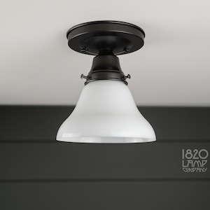 Classic Bell (No. 6) Ceiling Light Fixture [Semi-Flush Mount]