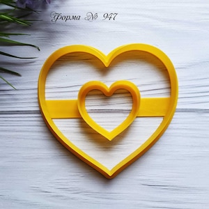 Herz Cookie Cutter Set, Herz Donut Cookie Fondant und Polymer Clay Cutter