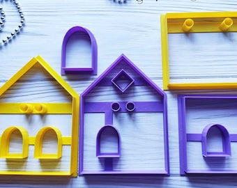 Christmas Gingerbread House Cookie Cutters - 5 Piece Set