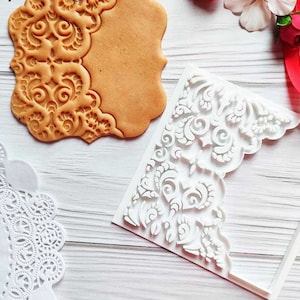 Lochmuster Kekse Stempel / Vintage Keksausstecher / Fondant Prägemaschine / Dekorierte Kekse / Keksstempel / Tonstempel und Ausstecher