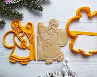 Saint Nicholas stamp and cookie cutter
