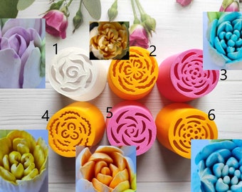 Ukrainian Plastic Nozzle Set 4 cm 5cm for Icing Piping Nozzles Plastic Decorating Tips 6 pcs Decorating Tools Cake for Marshmallow Flowers