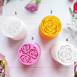 Jeu de buses à glaçage Big Flower : embouts pour pâtisserie en plastique PLA