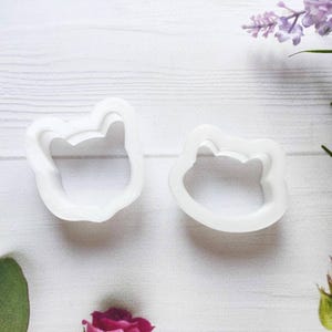 Cat and Dog Head Cookie Cutter / Cat Dog Face / face portrait cutter