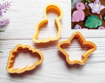 Dinosaur Cookie Cutter Set: Mini to Large, DINO Biscuit Cutter