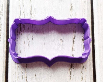 Cookie Plate Cutter-Vintage Frame cutter-3D Printed Cookie cutter/ Frame cookie cutter