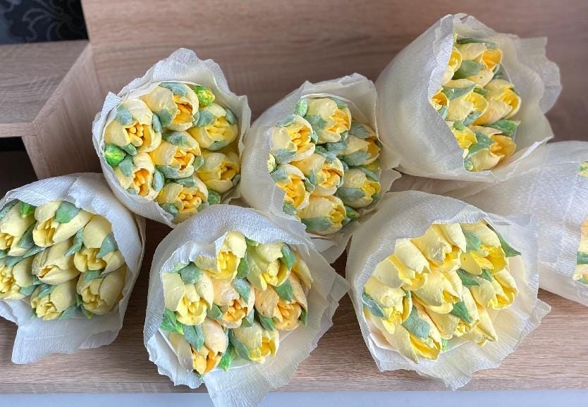 Dessert-Spritzen-Set Mit 6 Edelstahl-Tüllen – Perfekt Für Cupcake-Deko & Selbstgemachte Kuchen