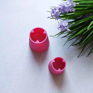 Geschlossene Lilienknospen-Spritztülle Nr. 195 | Blütenknospen-Marshmallow-Tülle | Buttercreme-Spritztülle | Tortendekorationswerkzeug | 2–5 cm
