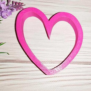 3D Printed Heart Cookie Cutter: Valentine&#39;s Day, Fondant & Clay